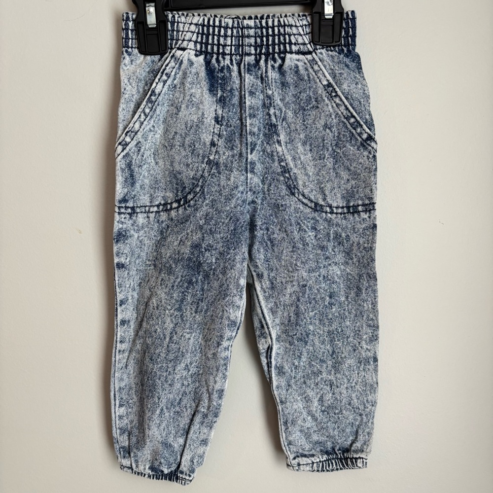 Toddle time VTG 80s acid wash jeans denim 2T
